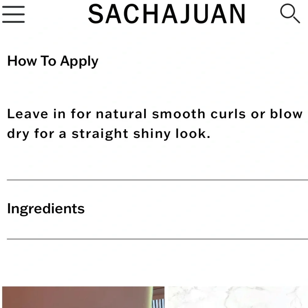 Sachajuan Stockholm Heat Protection Styling Hair Cream Straight Or Curly Hair